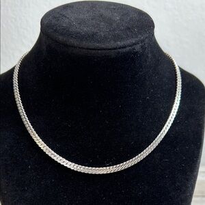 Elegant Silver Monet Chain Necklace